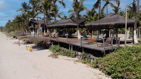 Private beach, sun loungers
