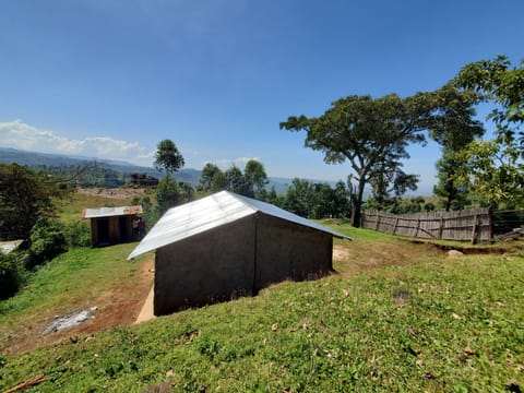 Outdoor banquet area