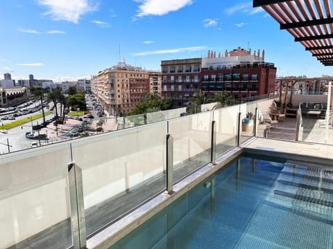 Rooftop pool