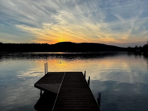 Sunsets on Lake Buel, your own private dock