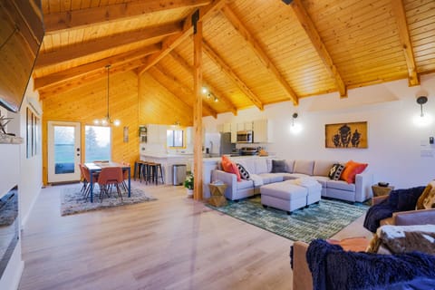 When you aren't out adventuring, enjoy your time relaxing in this gorgeous space with a wonderful open layout to enjoy the company of friends and family.