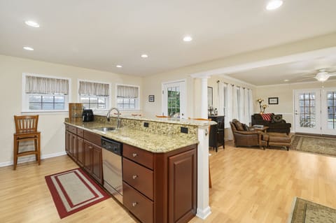 This beautiful Custom Home is light, bright, and open.