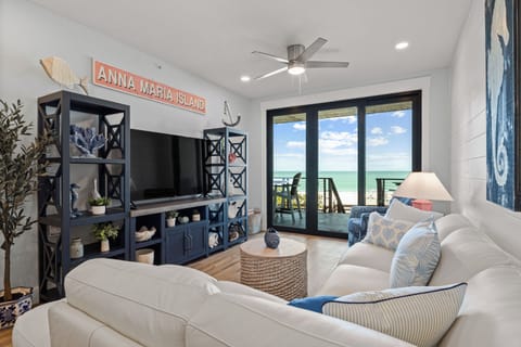 Living room with views