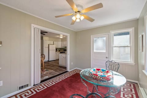 View of extra seating room!