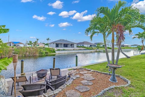 Located on a freshwater canal in SW Cape Coral, this pool home features everything your family would want to enjoy the best of SW Florida!