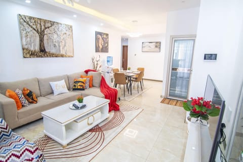 Classic Apartment | Living area | 50-inch Smart TV with cable channels, TV