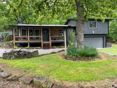 Enjoy the beautiful sunset and wildlife from the covered deck.