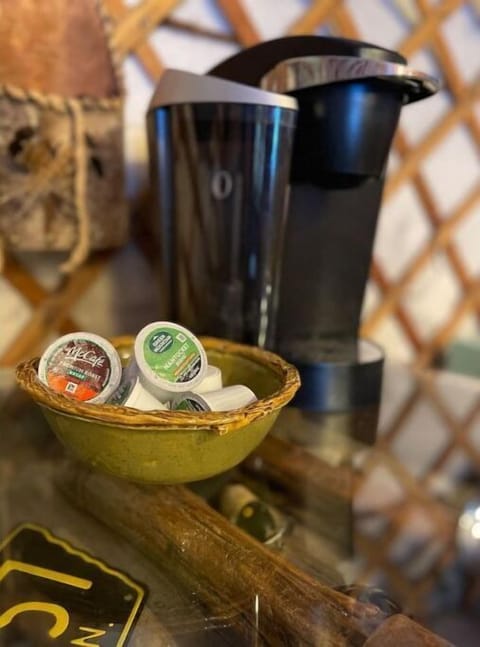 Keurig and K-Cups provided.
