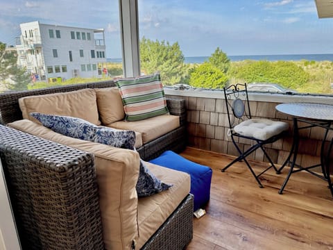View from screened in porch & living room!