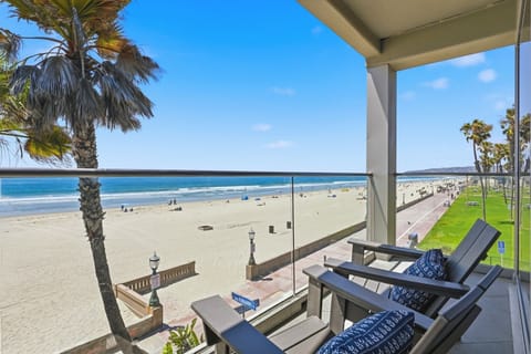 Relax on your private beachfront balcony