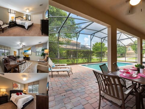 Vacation rental near Disney managed by Orlando rent a villa with a screened in private pool