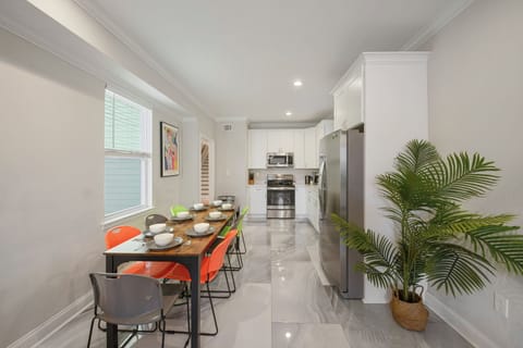 Kitchen and Dining- seating for 8, fully stocked, seating for 8, spacious