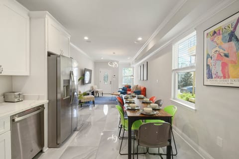 Kitchen and Dining- seating for 8, fully stocked, seating for 8, spacious