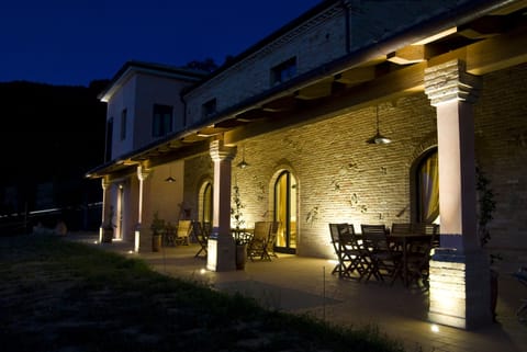 Front of property - evening/night