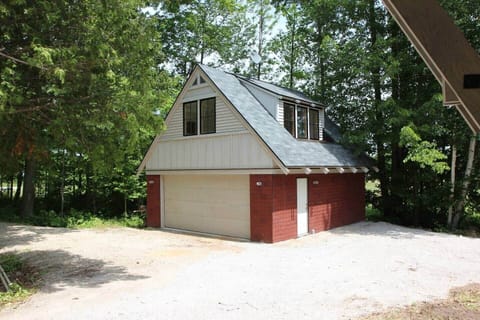 Garage with Storage & bike/ stand up paddle board location,  studio on Second floor for 3rd bedroom