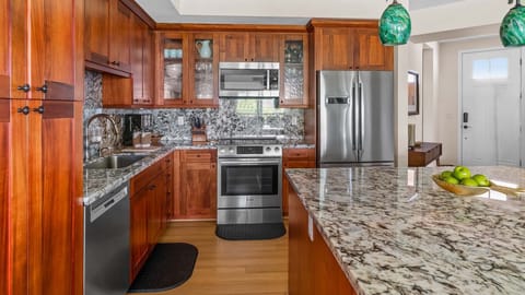 Pili Mai Resort at Poipu #13K - Kitchen & Entry - Parrish Kauai