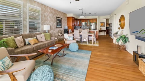 Pili Mai Resort at Poipu #13K - Living Great Room - Parrish Kauai