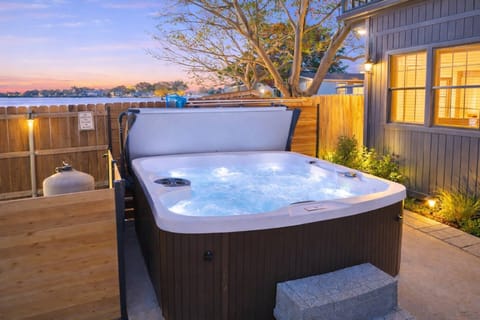 Evenings in the hot tub