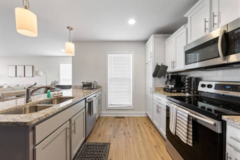 Stainless Steel Kitchen w/ Keurig Coffee Maker