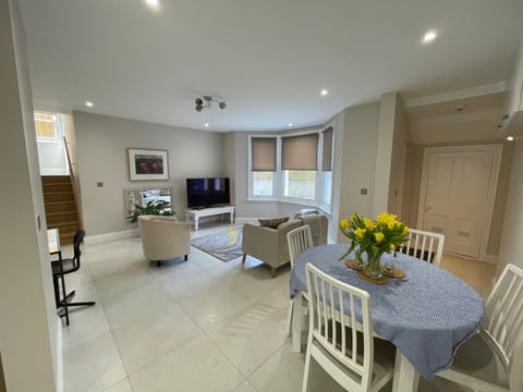 Living room and dining table
