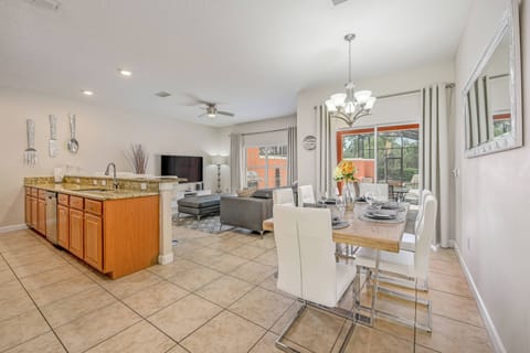 Kitchen and dining area