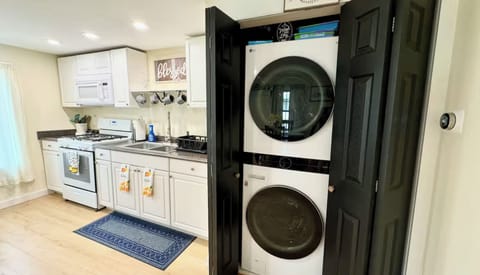 Washer and Dryer Inside Unit