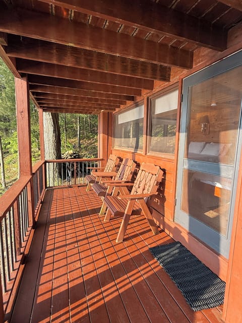 Deck off of sleeping porch