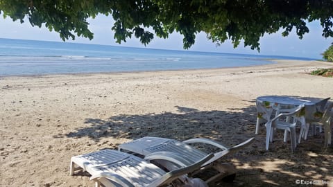 Private beach