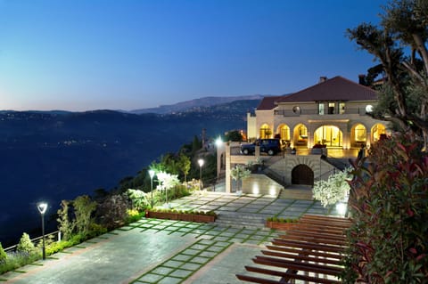 Outdoor wedding area