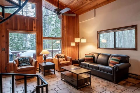 Cozy Living room with Wood Burning Fireplace