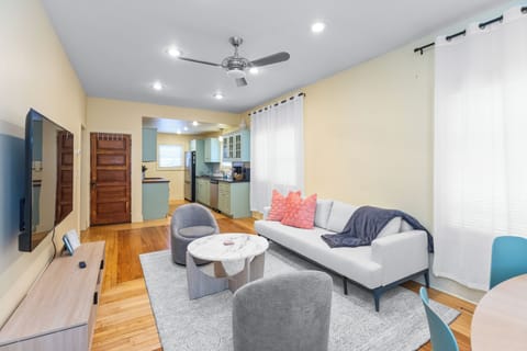 Charming retro beach vibes in newly updated space