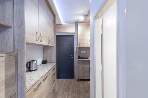 Business Apartment | Private kitchen | Fridge, oven, dishwasher, electric kettle