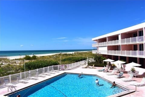 Beach and pool view the balcony