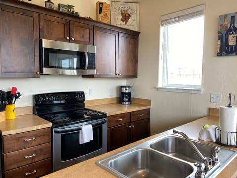 The Kitchen is well stocked