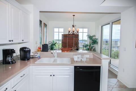 Great view from the kitchen