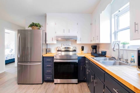 Cook up delicious family snacks and meals in the spacious kitchen