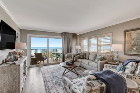 A3 Amelia South - Newly Renovated Oceanfront End Unit- Beautiful Living Space with Gorgeous Views and a Flat Screen TV
