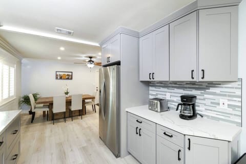 Kitchen and dining area