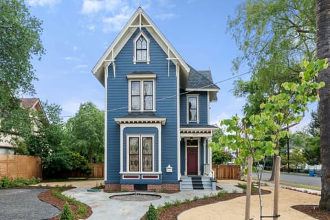 Front of Judge Gray's Gothic Victorian Home built in 1875.