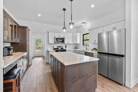 Spacious Kitchen Island