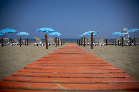 Beach nearby, white sand