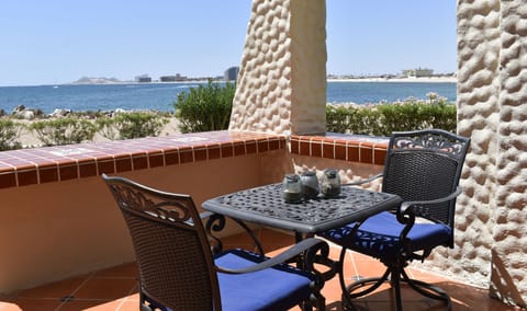 the reason you are here...the walkout patio to the beach!
