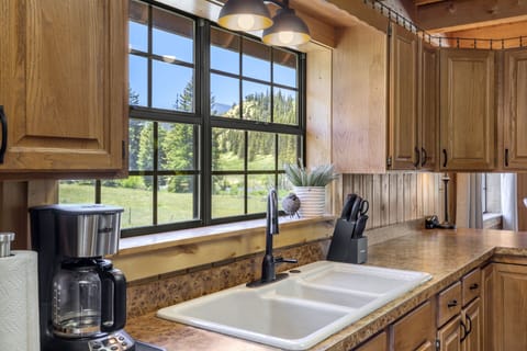 River view from kitchen sink