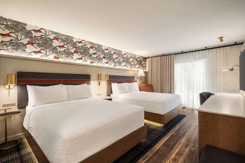 Standard Room, 2 Queen Beds, Park View | Hypo-allergenic bedding, in-room safe, desk, blackout drapes