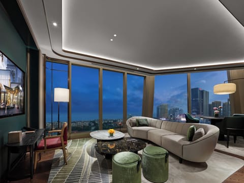 MGM Ocean View Suite | Premium bedding, down comforters, minibar, desk