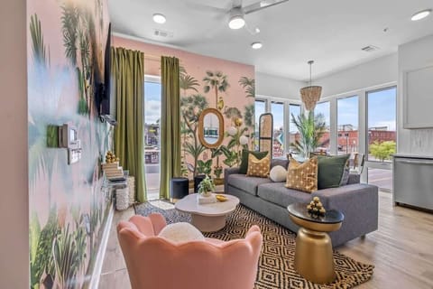 Escape to the tropics with this beautifully designed living room, infused with the serenity and tranquility of a beachside retreat. Meticulously curated with tropical motifs, soothing neutral tones, and natural textures, this space effortlessly blends relaxation with a touch of exotic elegance.