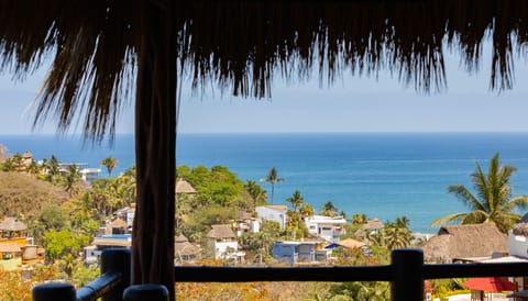 Ocean view from the 3rd floor palapa