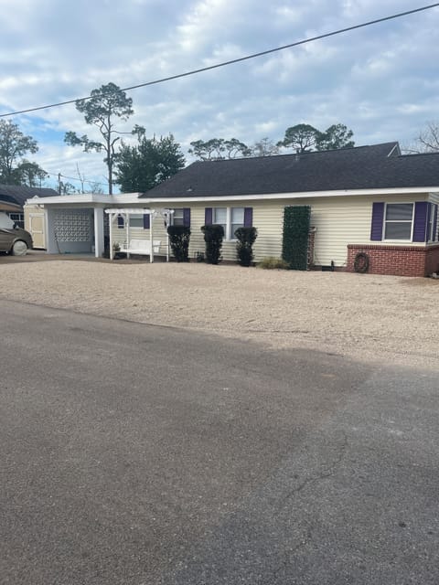 75’ of gravel added for parking large boats/pootoons