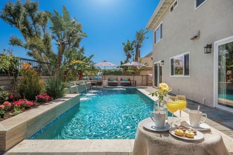 Beautiful pool with salt water 