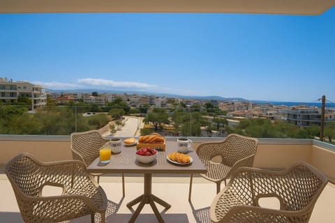 Enjoy the view from the balcony